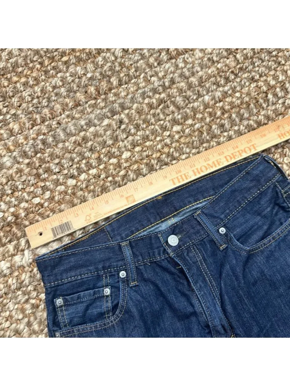 Levi's 513 Slim Straight Jeans Mens Size 33x30 Blue Denim Pants W33 L30
